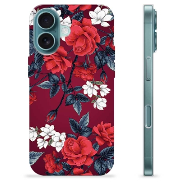 iPhone 16 Custodia TPU - Fiori Vintage