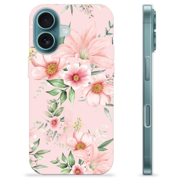 iPhone 16 Custodia TPU - Fiori ad Acquerello