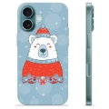 iPhone 16 Custodia TPU - Orso di Natale