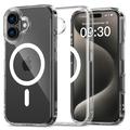 Custodia Ibrida Magnetica Tech-Protect Flexair per iPhone 16 - Trasparente