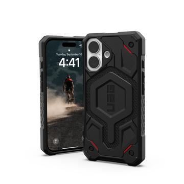 Custodia magnetica iPhone 16 UAG Monarch Pro Kevlar - Nera