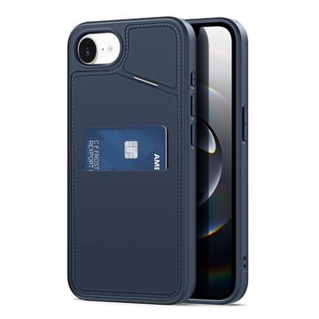 Custodia magnetica iPhone 16e Dux Ducis Rafi II con supporto e slot per carte