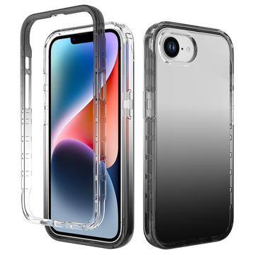 Custodia Ibrida Gradient Series per iPhone 16e - Nera / Trasparente