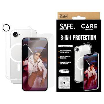 iPhone 16e PanzerGlass Care Fashion 3-in-1 Bundle - Trasparente