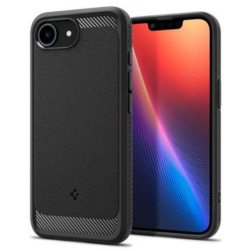 Custodia in TPU iPhone 16e Spigen Rugged Armor Mag - Nera