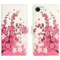 Custodia a Portafoglio Serie Style per iPhone 16e - Fiori Rosa