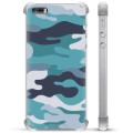 Custodia ibrida per iPhone 5/5S/SE - blu mimetico