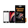 Proteggi Schermo PanzerGlass Case Friendly CamSlider per iPhone 6/6S/7/8/SE (2020)/SE (2022) - Bordo nero
