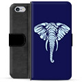 Custodia Portafoglio per iPhone 6 / 6S - Elefante