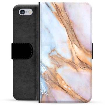 Custodia a Portafoglio Premium per iPhone 6 Plus / 6S Plus - Elegante Marmo