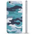 Custodia TPU per iPhone 6 / 6S  - Blu Camo