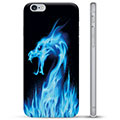 iPhone 6 / 6S Custodia TPU - Drago di Fuoco Blu