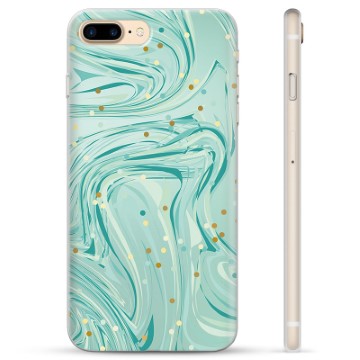 Custodia in TPU per iPhone 7 Plus / iPhone 8 Plus - Verde Menta