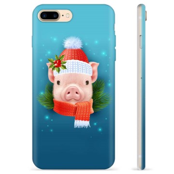 Custodia in TPU per iPhone 7 Plus / iPhone 8 Plus - Piggy invernale