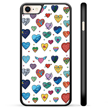 Cover protettiva per iPhone 7/8/SE (2020)/SE (2022) - Cuori