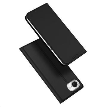 Custodia Flip Dux Ducis Skin Pro per iPhone 16e - Nera