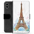 Custodia Portafoglio per iPhone X / iPhone XS - Parigi