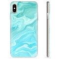 Custodia in TPU per iPhone XS Max - Marmo blu