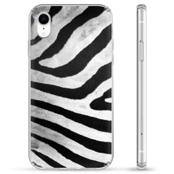 Custodia ibrida per iPhone XR - Zebra