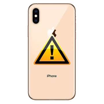 Riparazione del Copribatteria per iPhone XS - incl. cornice - Color Oro