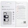 Set Adattatore SIM Card 4smarts 3 in 1