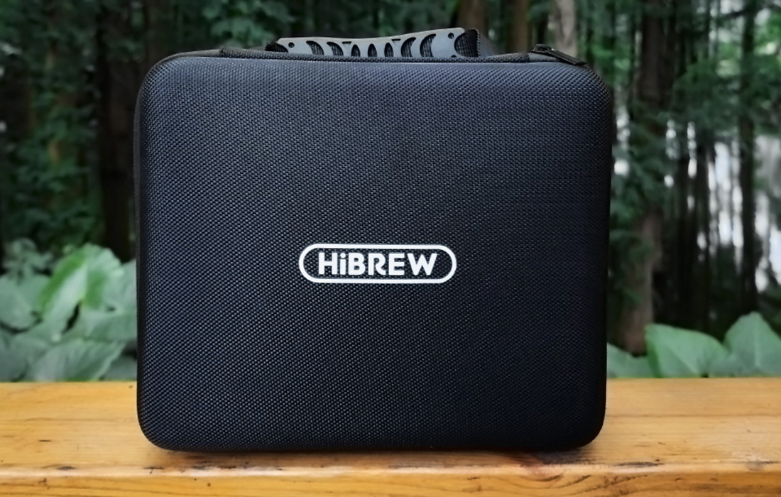 HiBREW H4-premium Caffettiera portatile 3 in 1 con custodia 80W