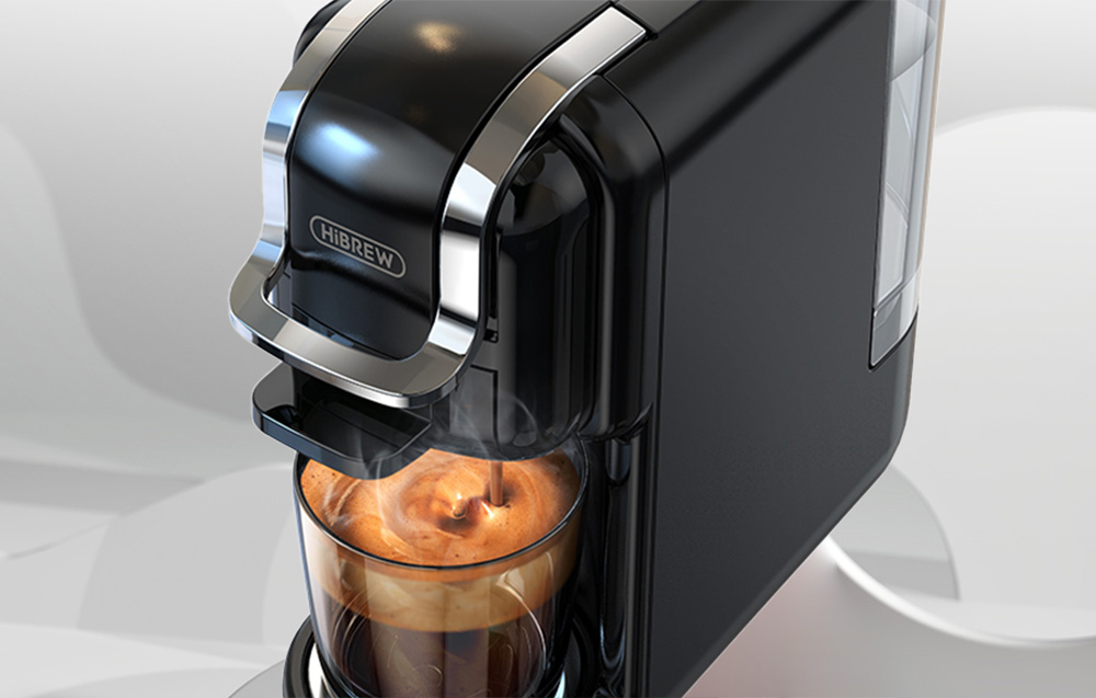 HiBREW H2B 5-in-1 macchina da caffè a capsule - nero