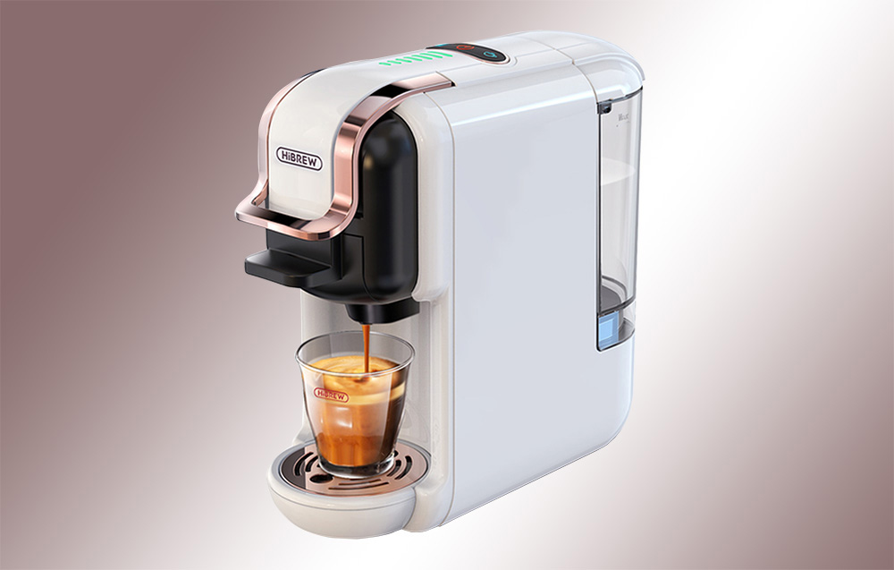 HiBREW H2B Caffettiera a capsule 5-in-1 - bianco